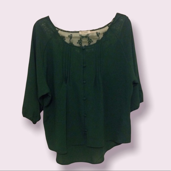 Lace back Detail Blouse - Picture 1 of 4